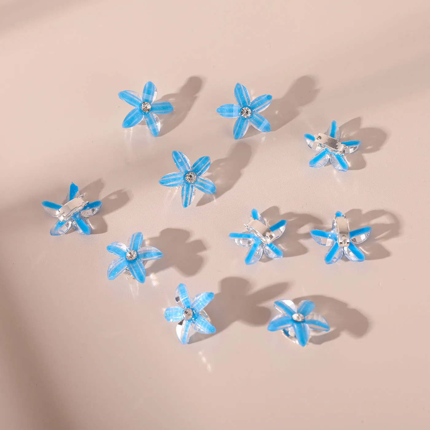 10-PACK Toddler/Kid Flower-shaped Hair Clip for Girl