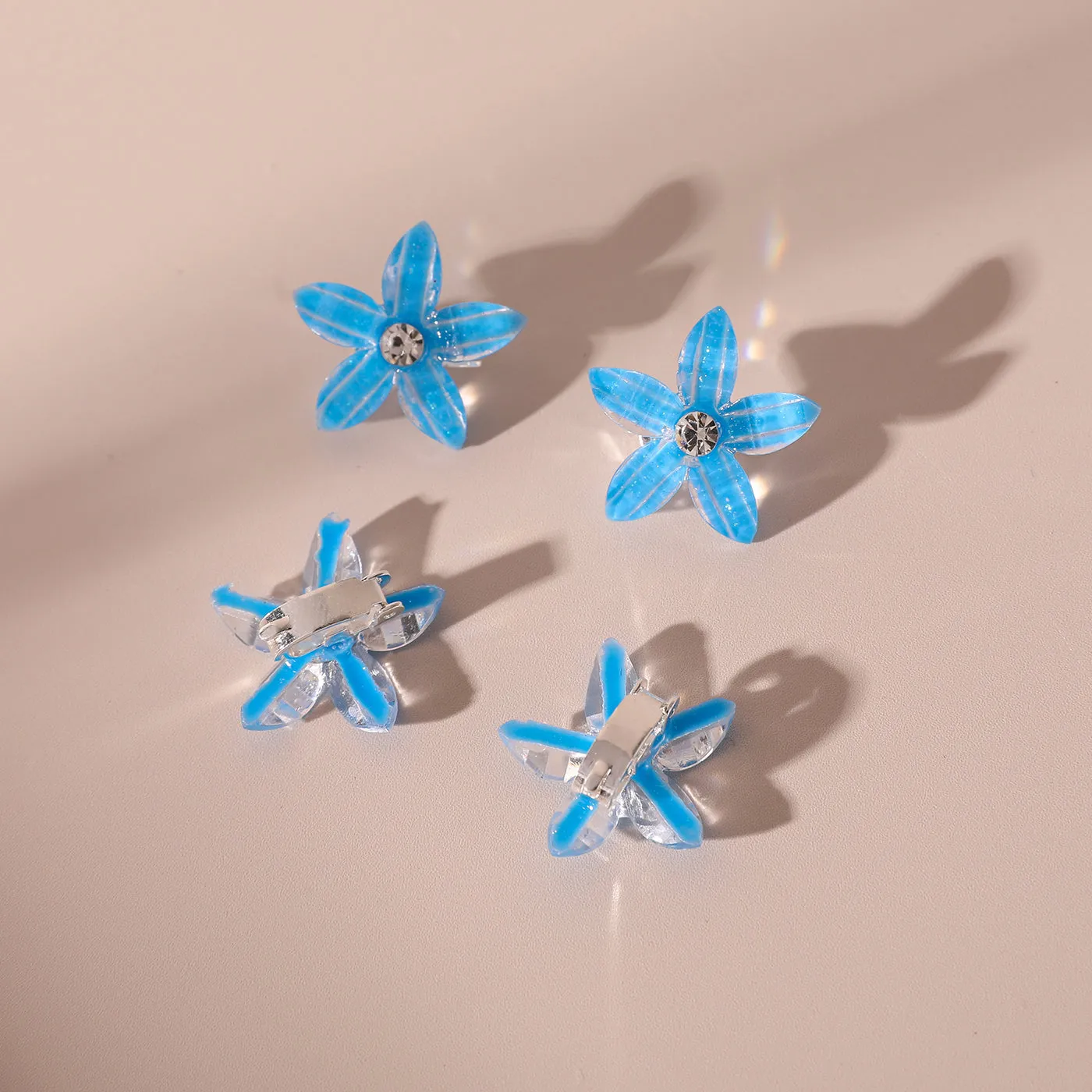 10-PACK Toddler/Kid Flower-shaped Hair Clip for Girl