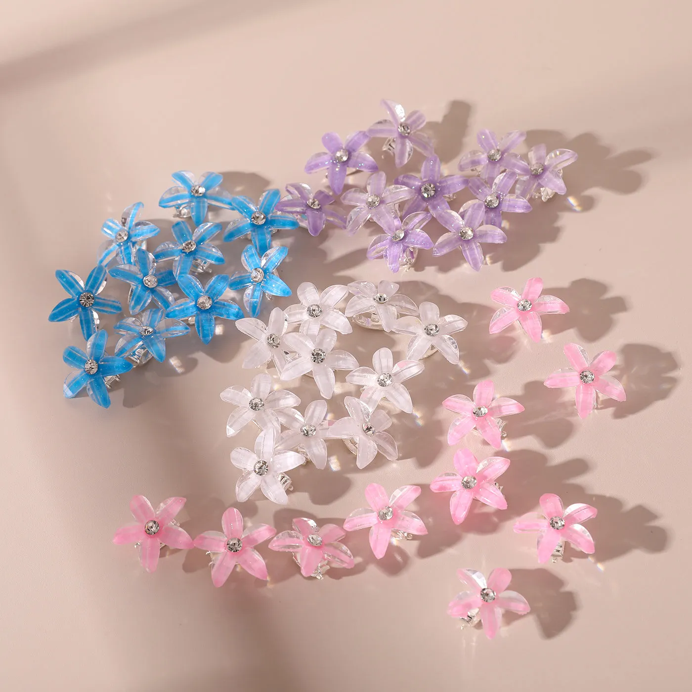 10-PACK Toddler/Kid Flower-shaped Hair Clip for Girl