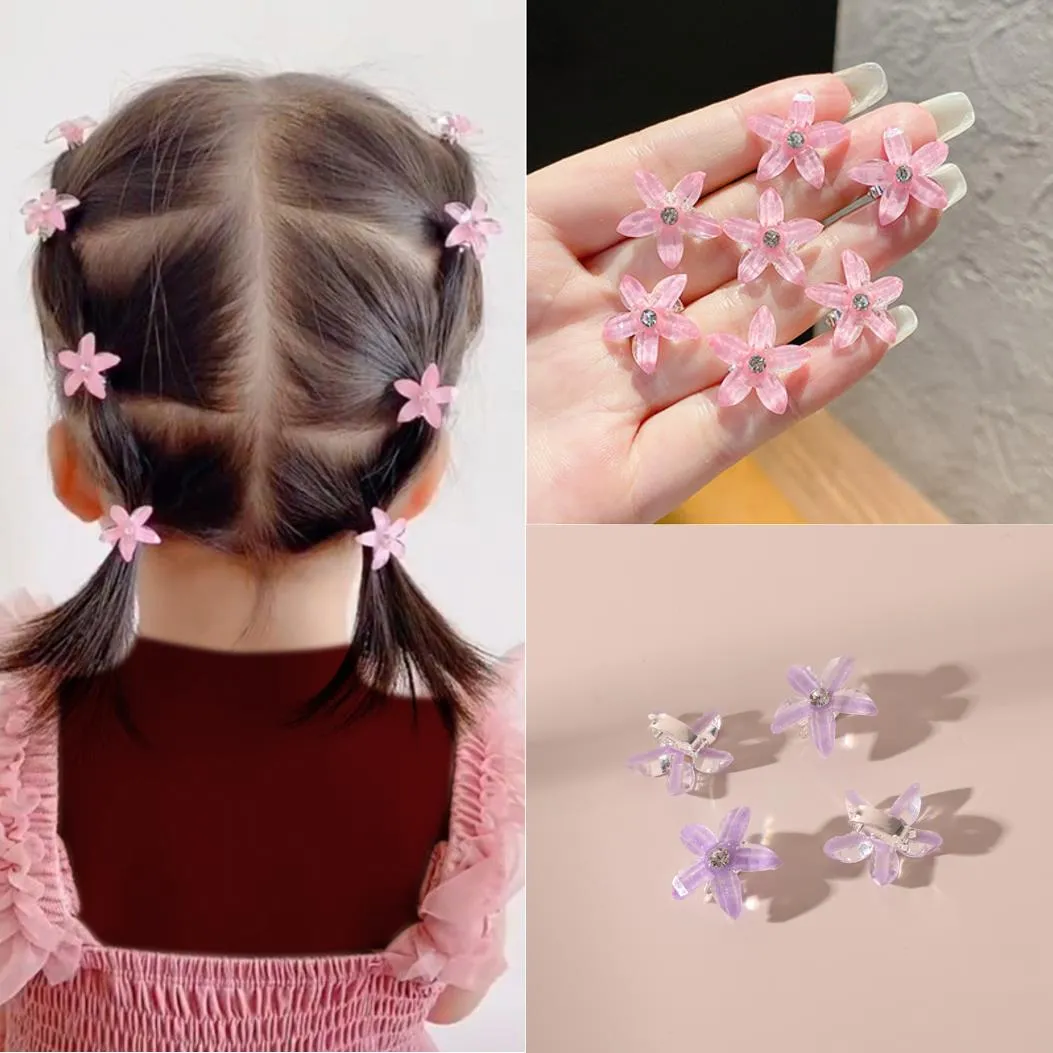 10-PACK Toddler/Kid Flower-shaped Hair Clip for Girl