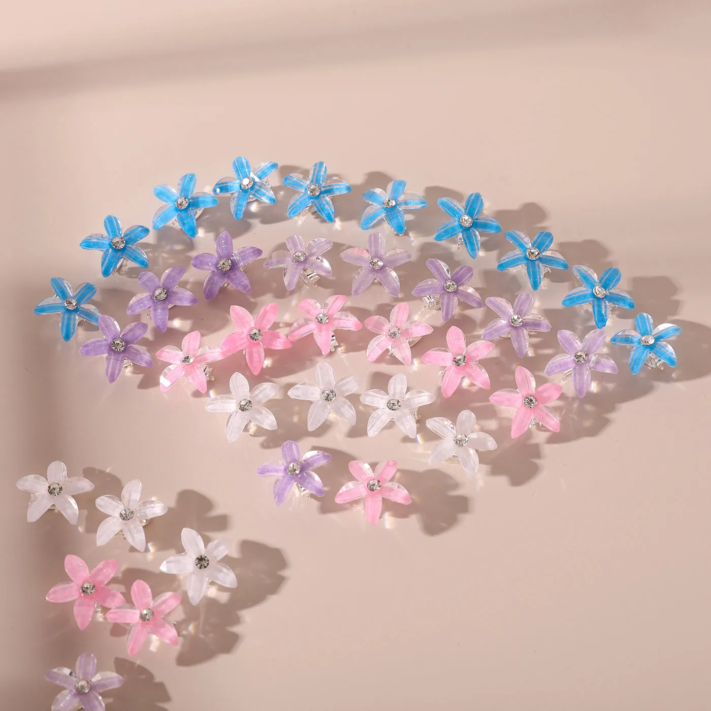 10-PACK Toddler/Kid Flower-shaped Hair Clip for Girl
