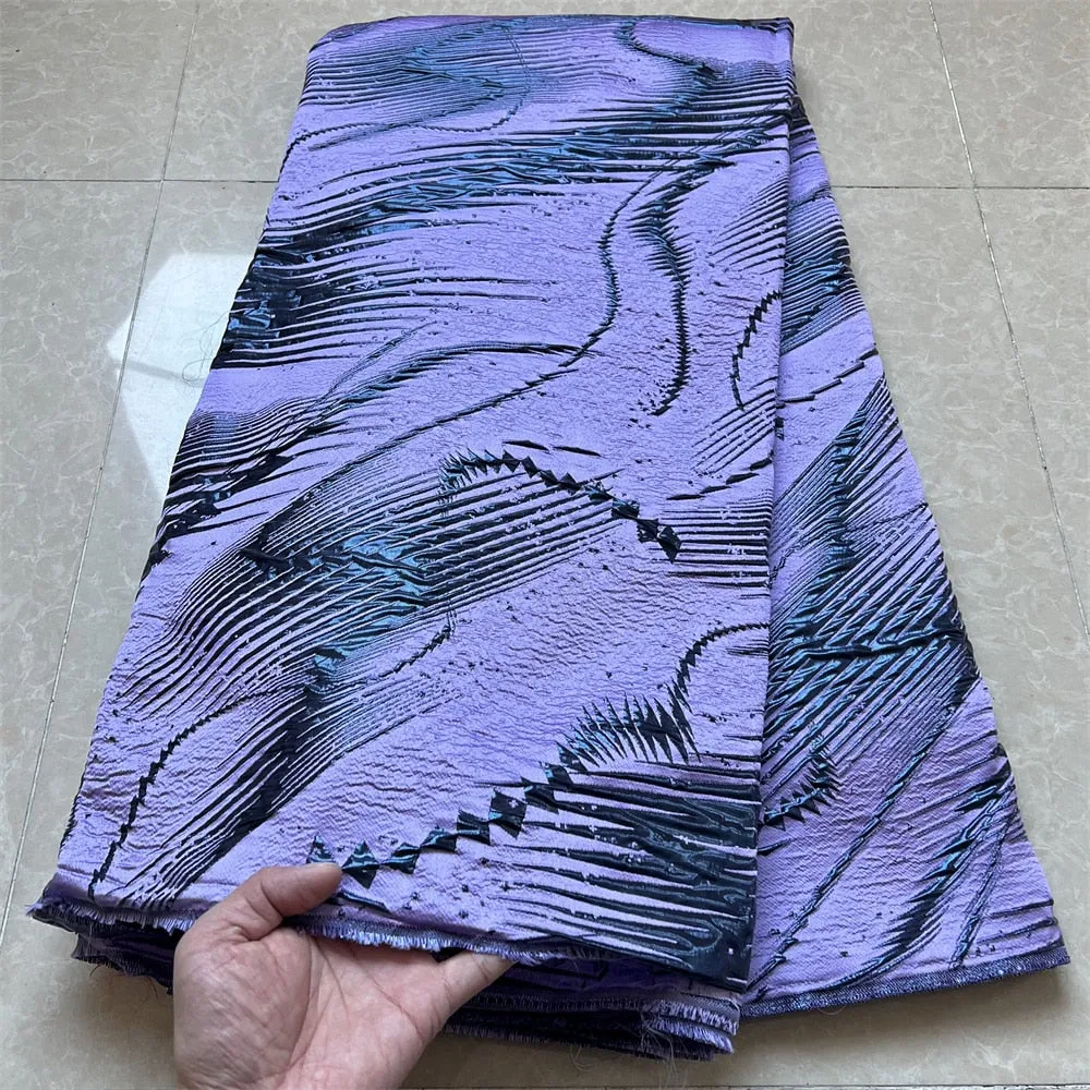 5 YARDS / 6 COLORS / Mamu Abstract Viscose Jacquard Woven Fabric for Dresses, Jackets, Suits, Shirts, Skirts Lining