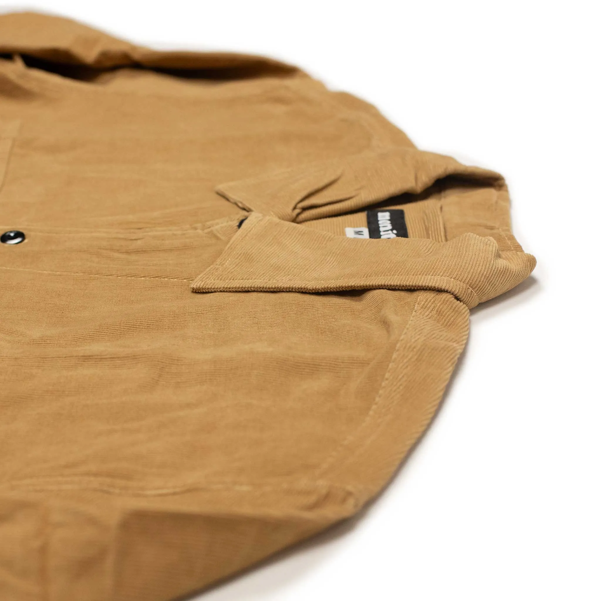 50s Milano relaxed shirt in khaki corduroy
