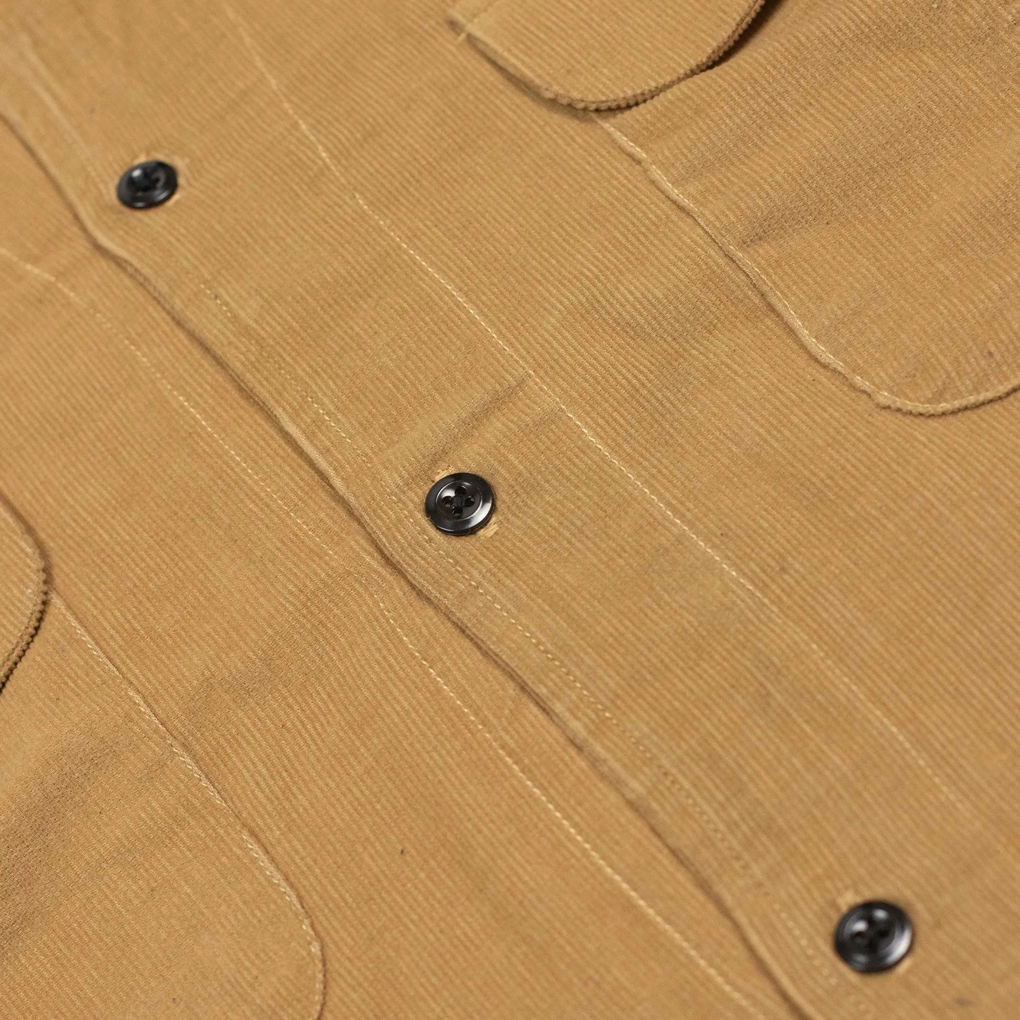 50s Milano relaxed shirt in khaki corduroy