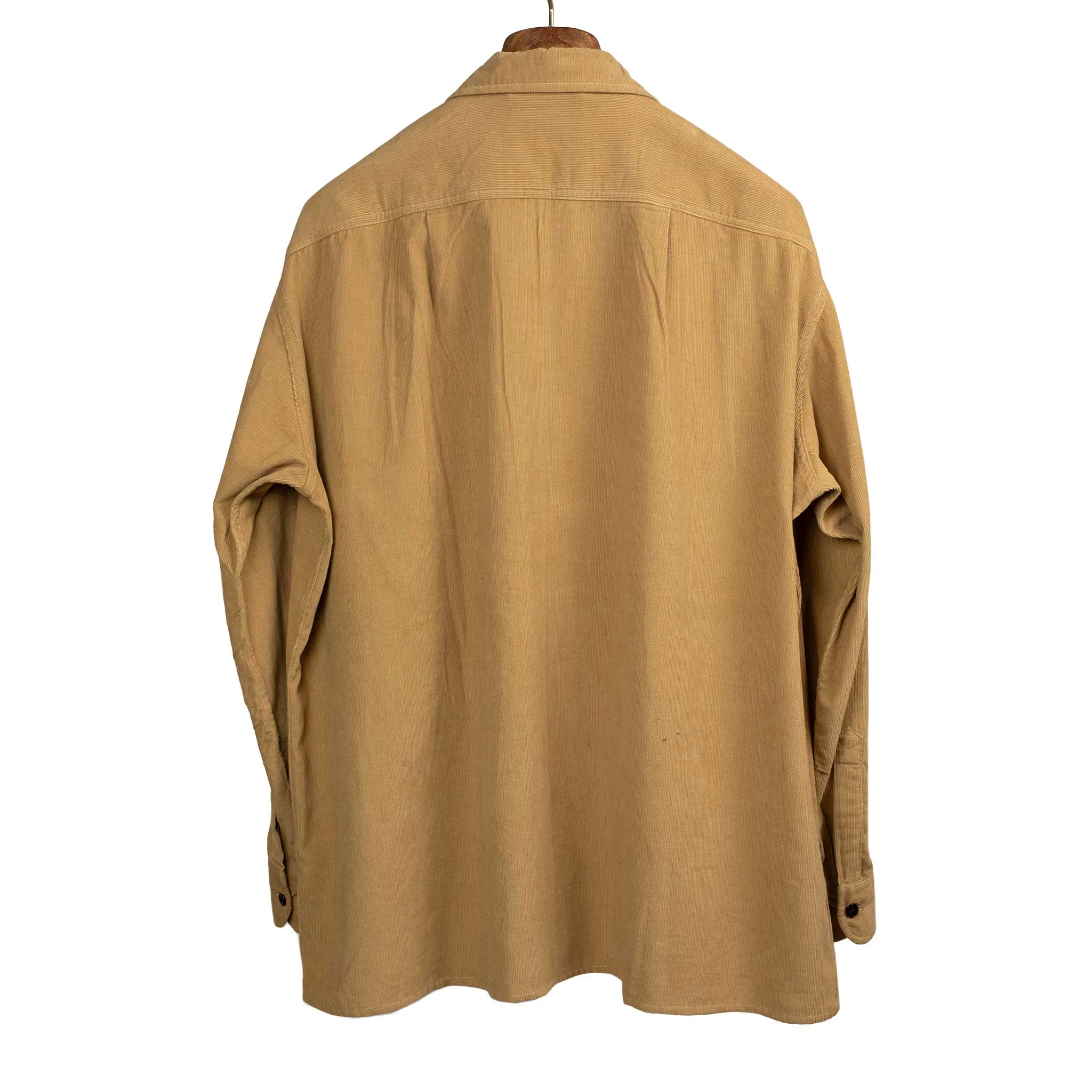 50s Milano relaxed shirt in khaki corduroy