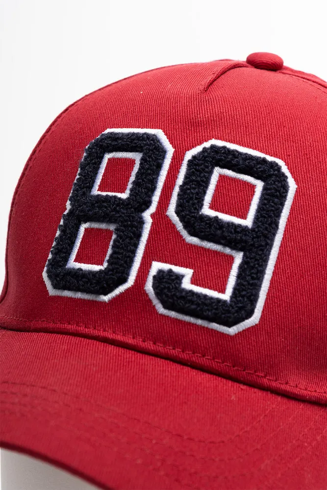 89 Cap And Sunglasses Set Red