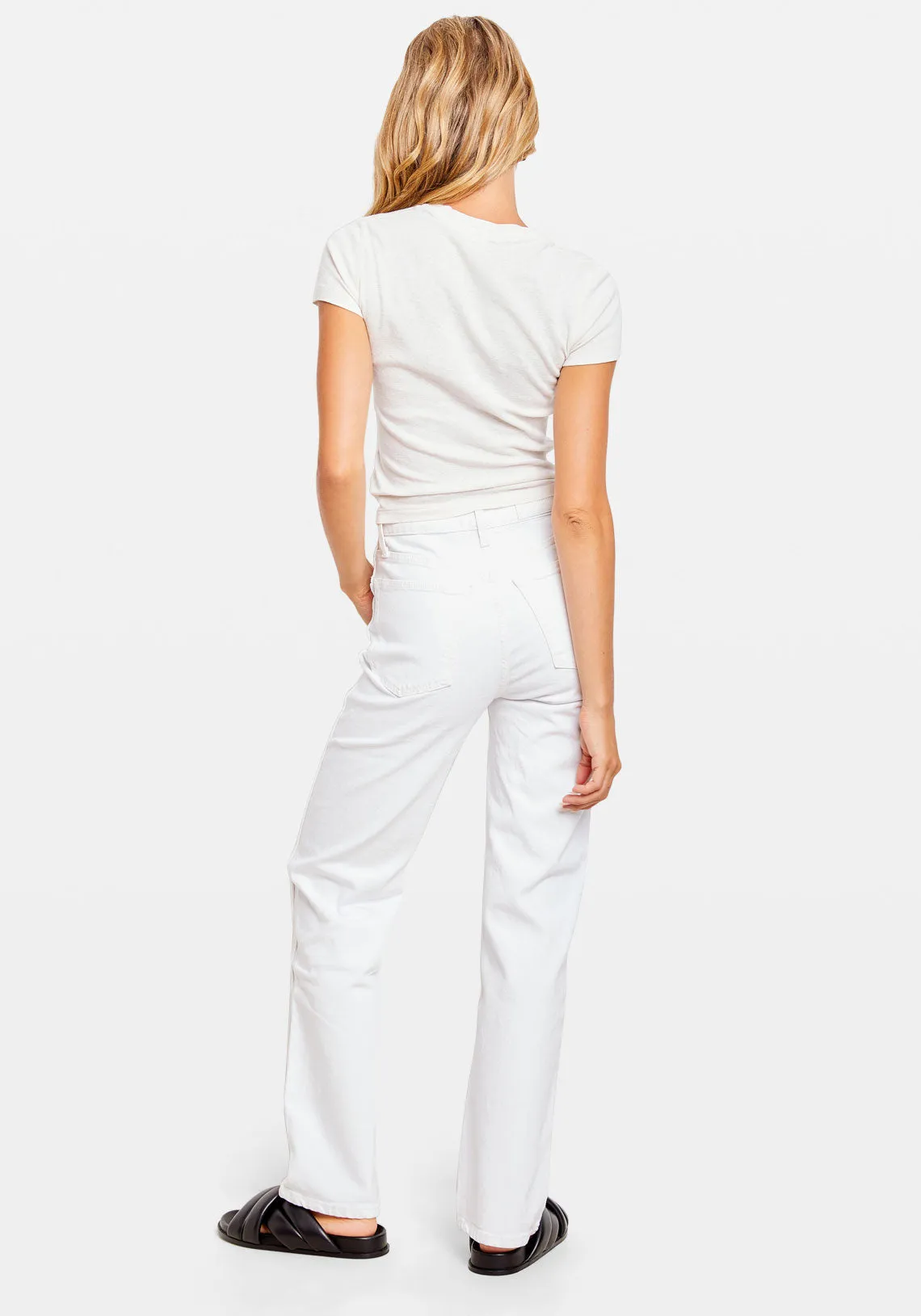 90'S HIGH RISE LOOSE WHITE