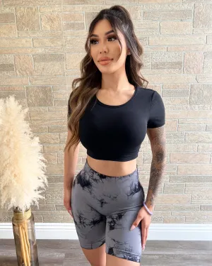 Active Crop Top (Black)