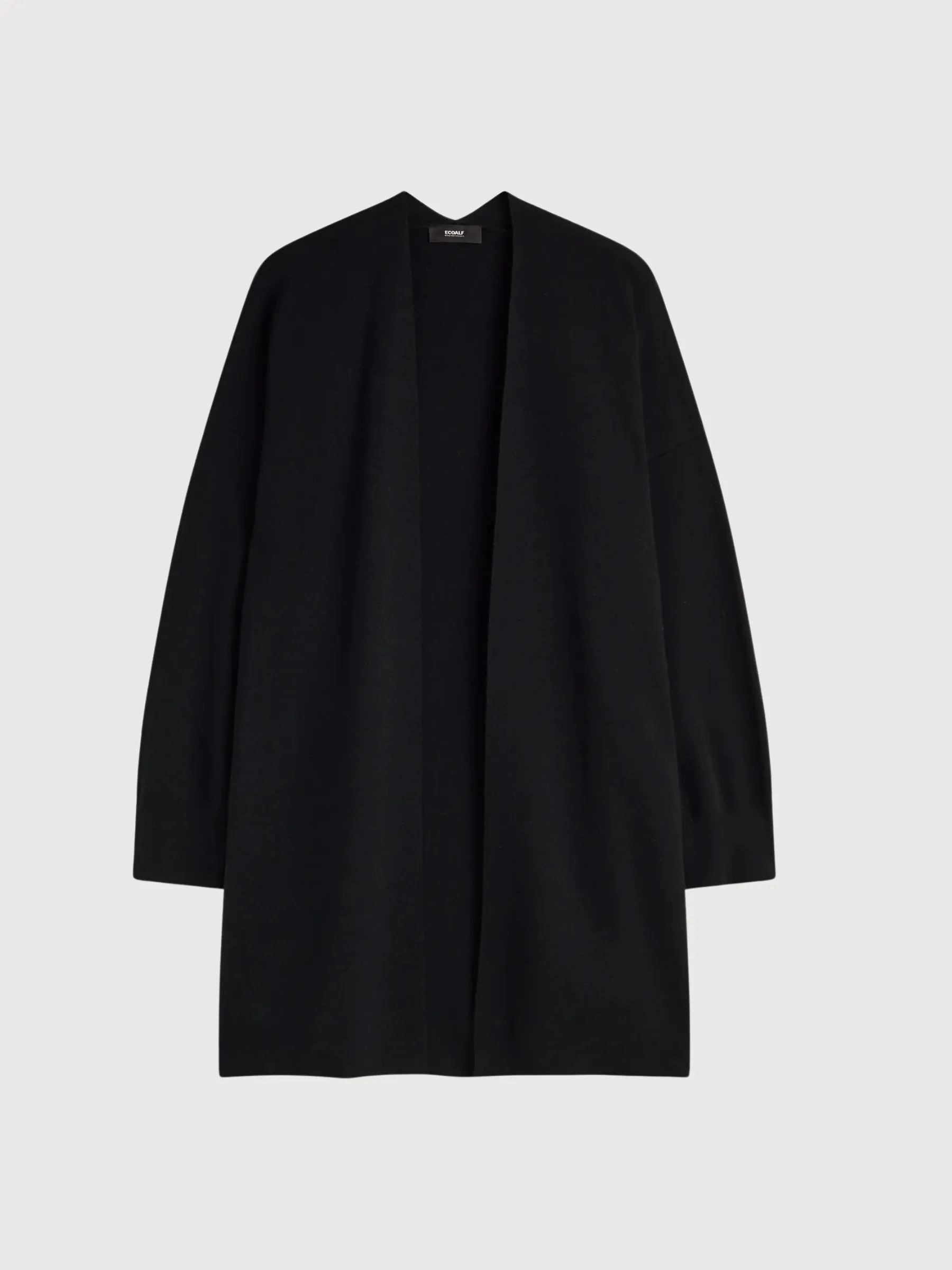 Areca Black Woman Knitted Cardigan | Ecoalf