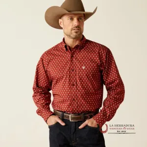 Ariat Pax Long Sleeve Burgundy Classic Fit - 3867