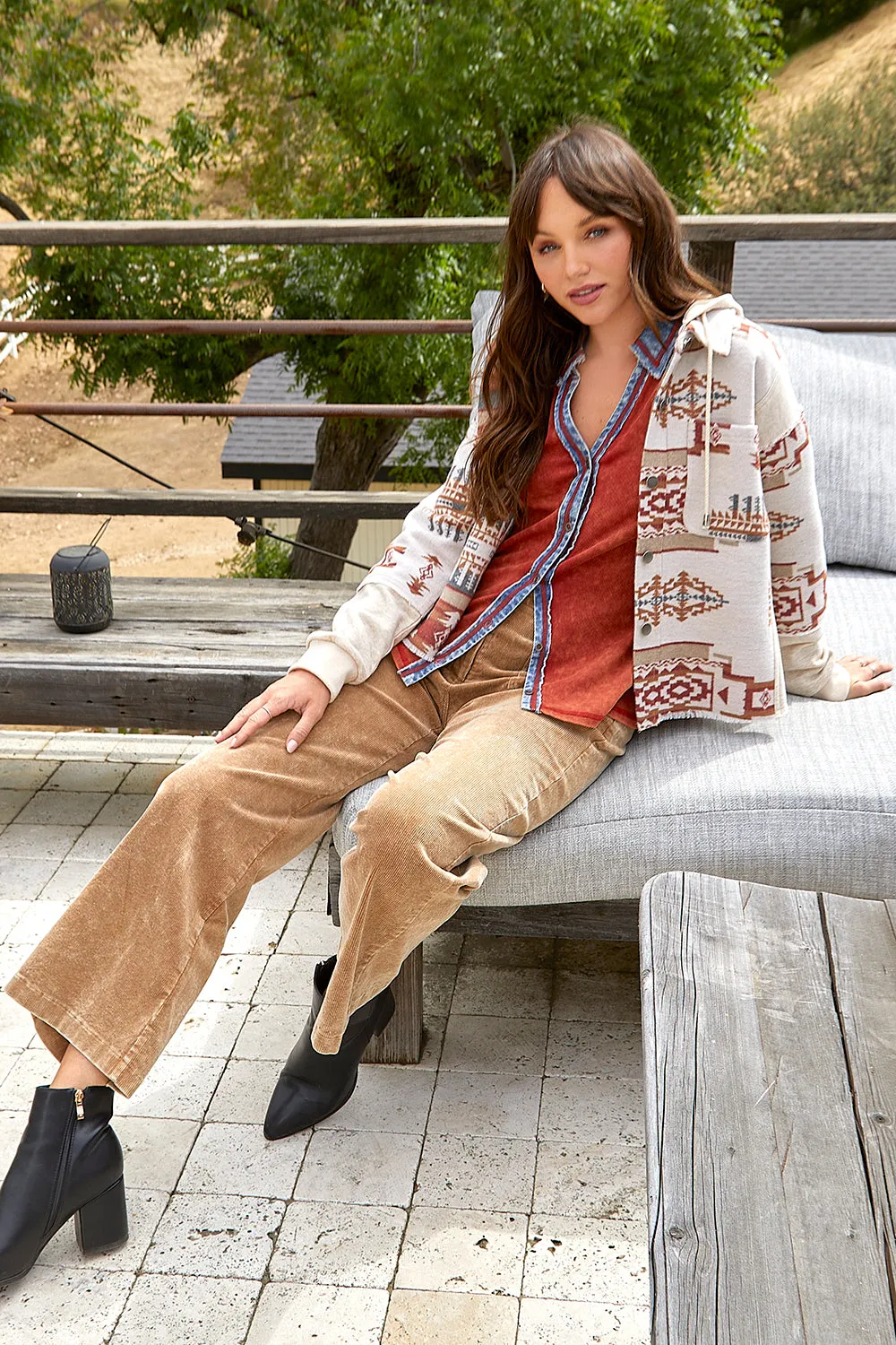 Aztec Hoodie Jacket