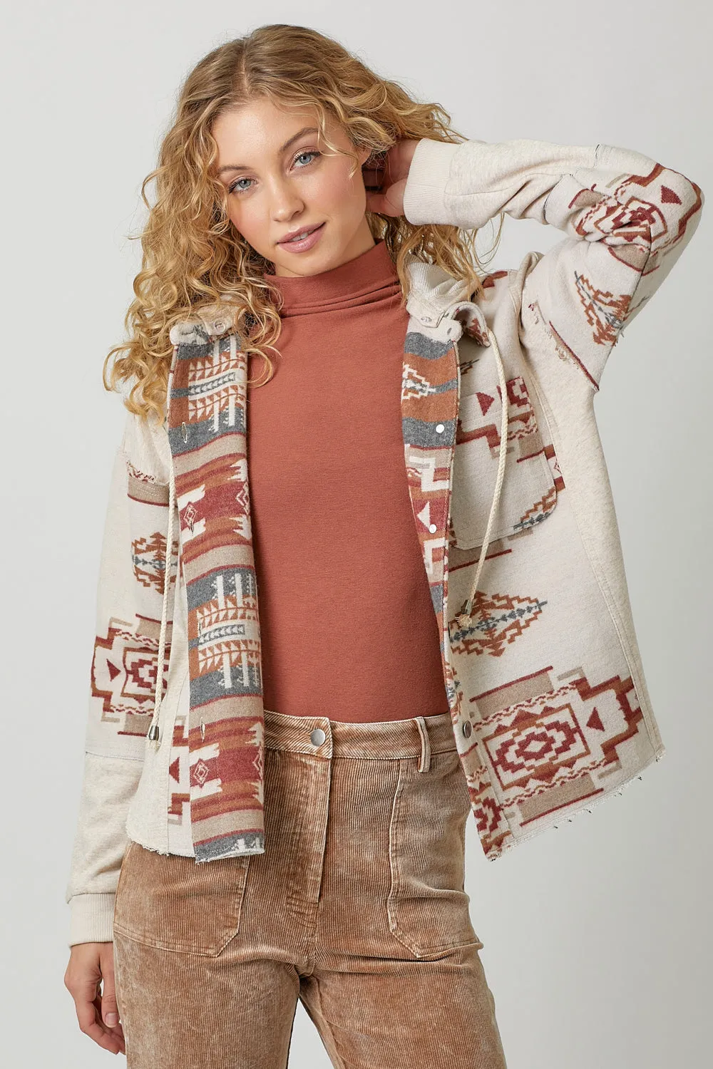 Aztec Hoodie Jacket