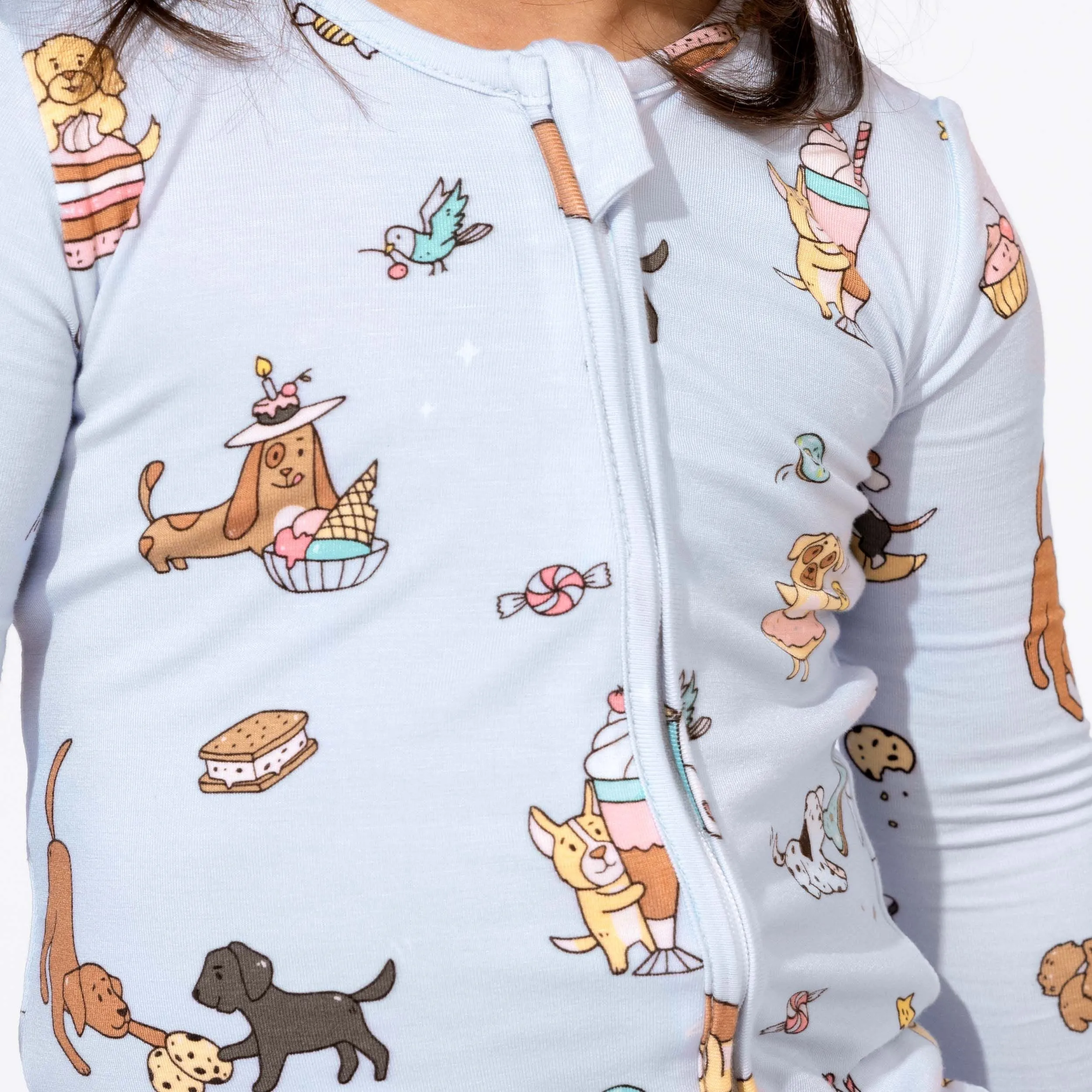 Bellabu Bear Convertible Footie - Dessert Dogs