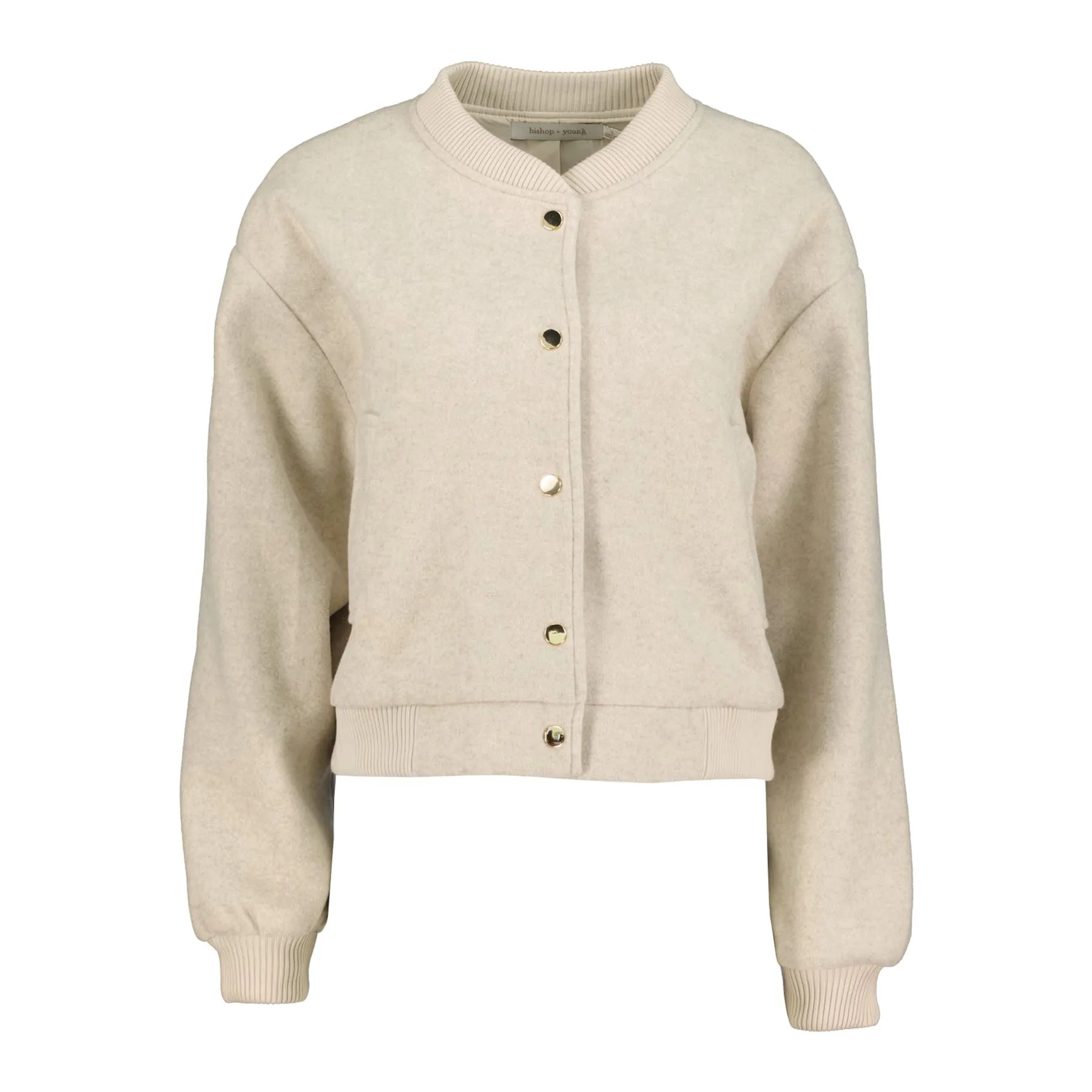 Bishop   Young Cozy Luxe Bomber - Ivory
