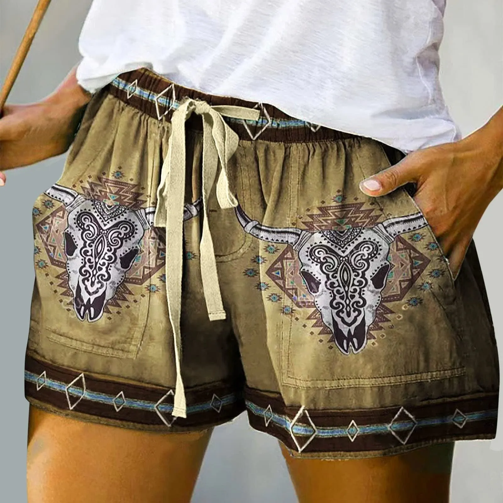 Boho Chic Loose Shorts