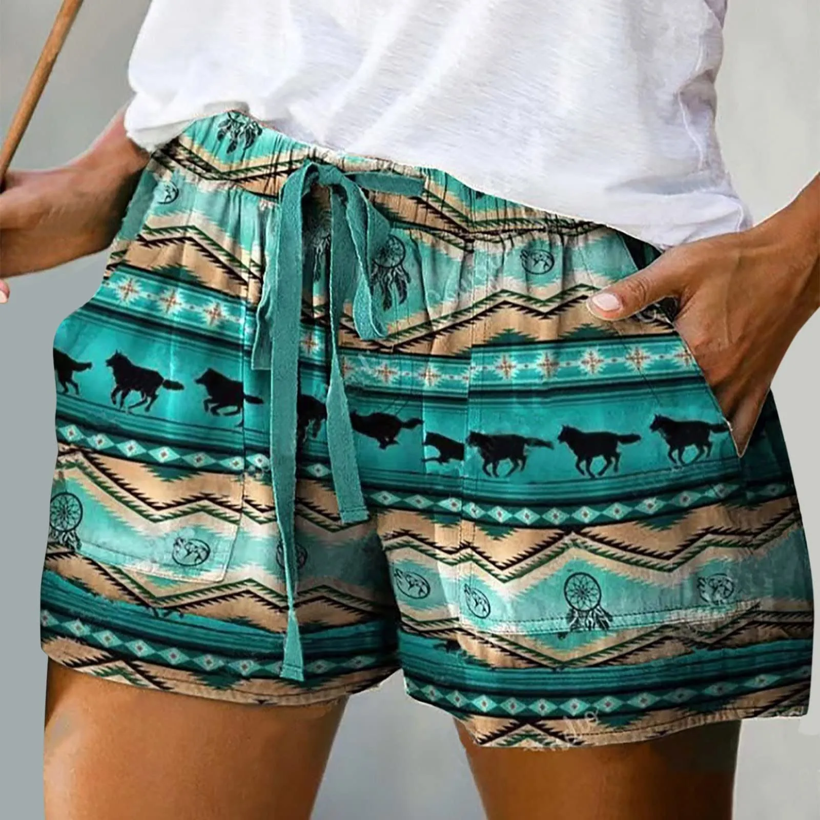 Boho Chic Loose Shorts
