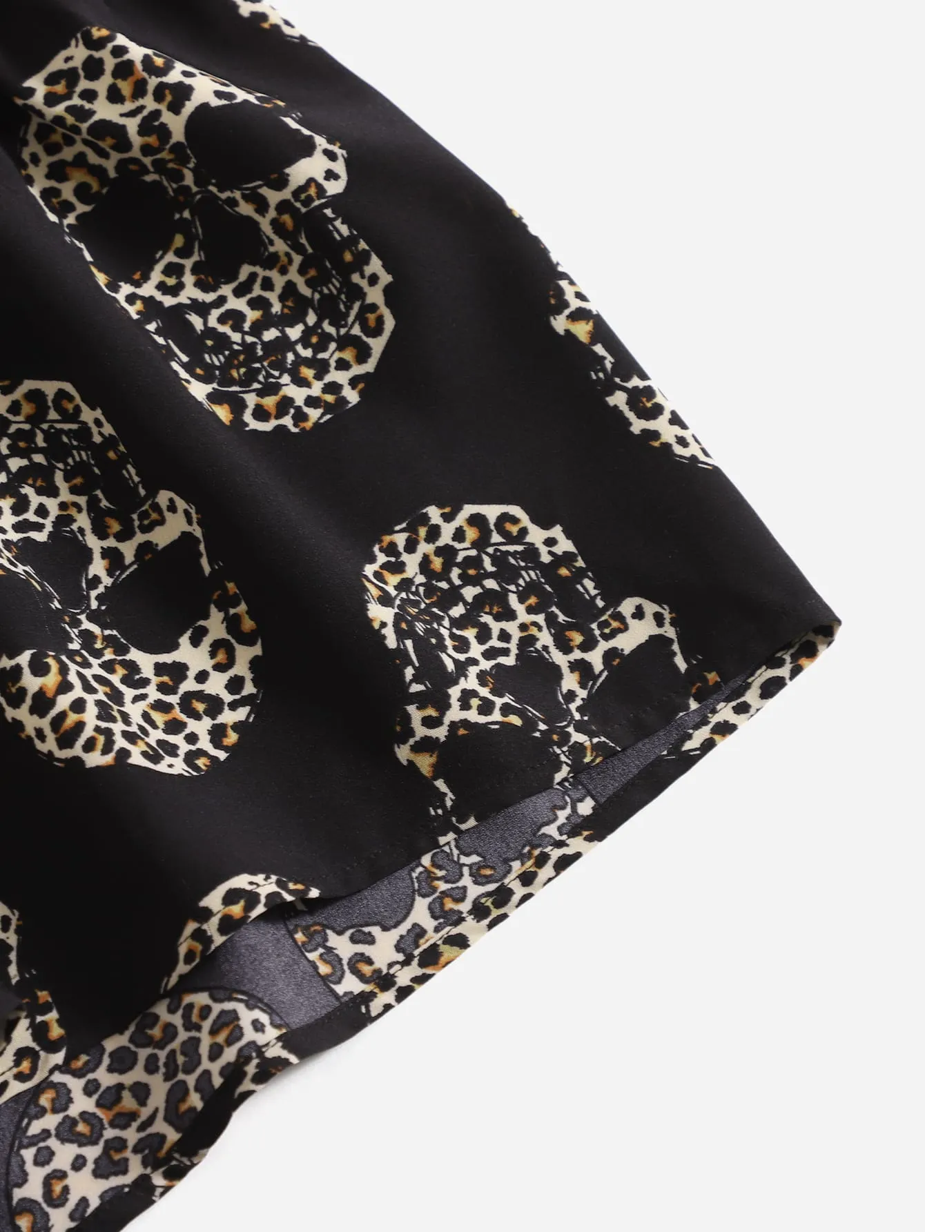 Boho Leopard Natural Women Shorts