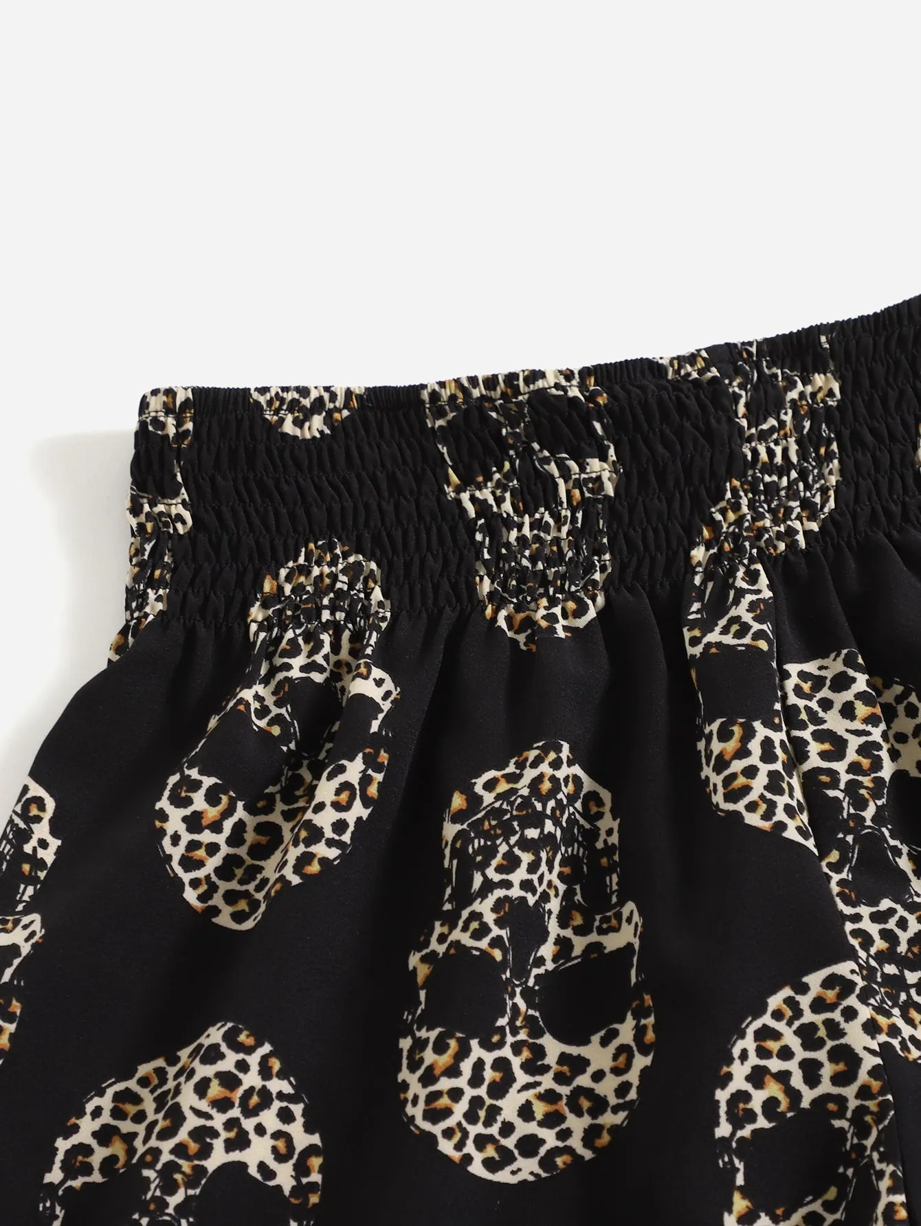 Boho Leopard Natural Women Shorts