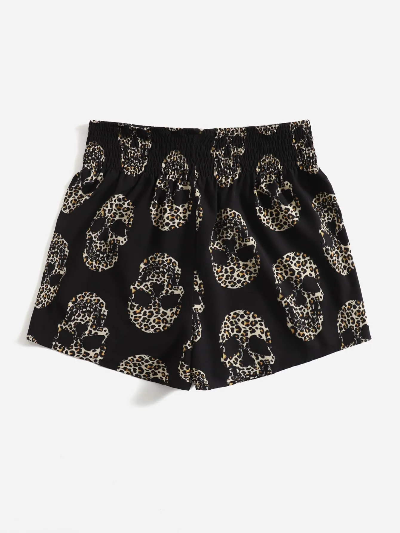 Boho Leopard Natural Women Shorts