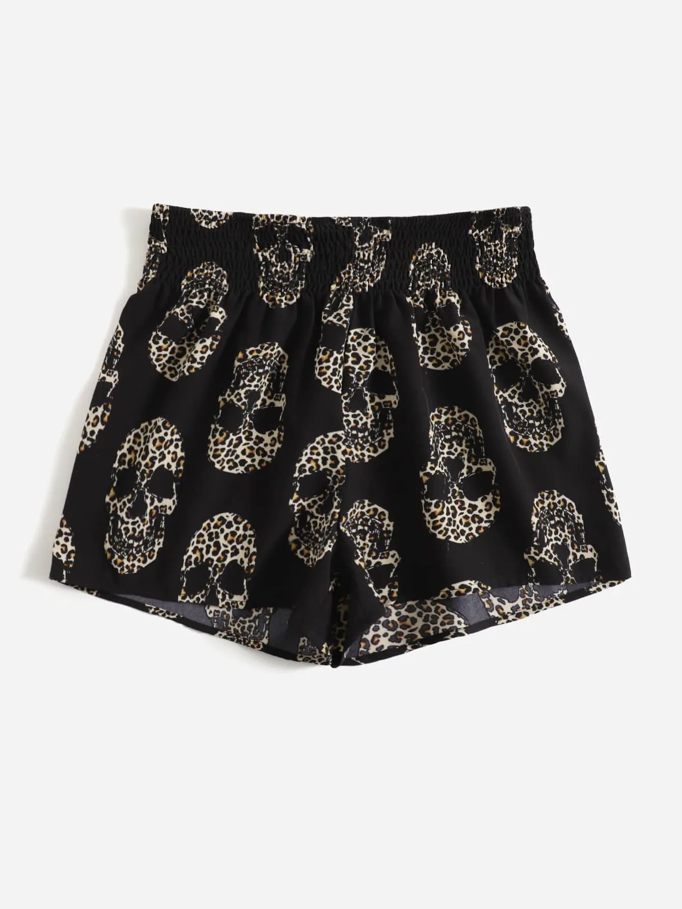 Boho Leopard Natural Women Shorts