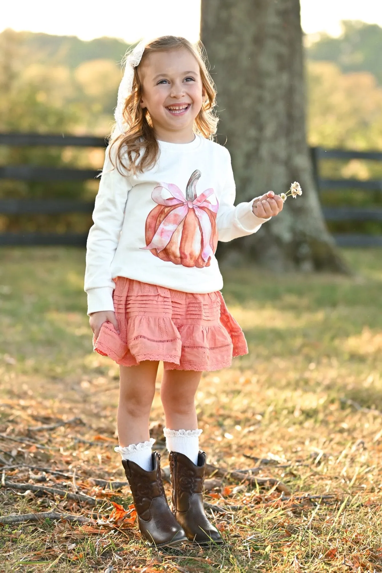 Boho Skort ~ Dusty Coral