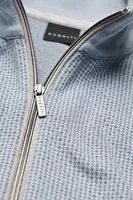 Bugatti - Sweatshirt with Band Collar, Light Blue
