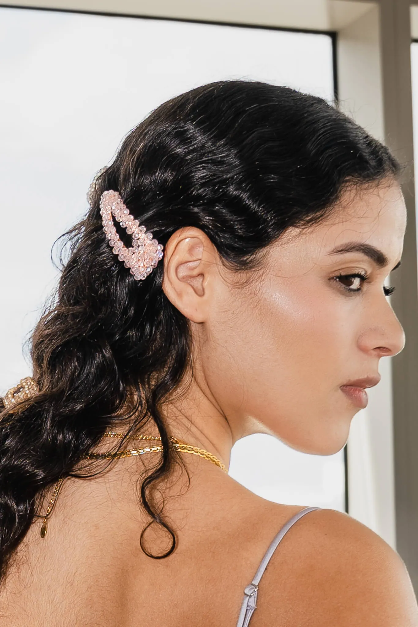 Chalce Snap Clip - Blush