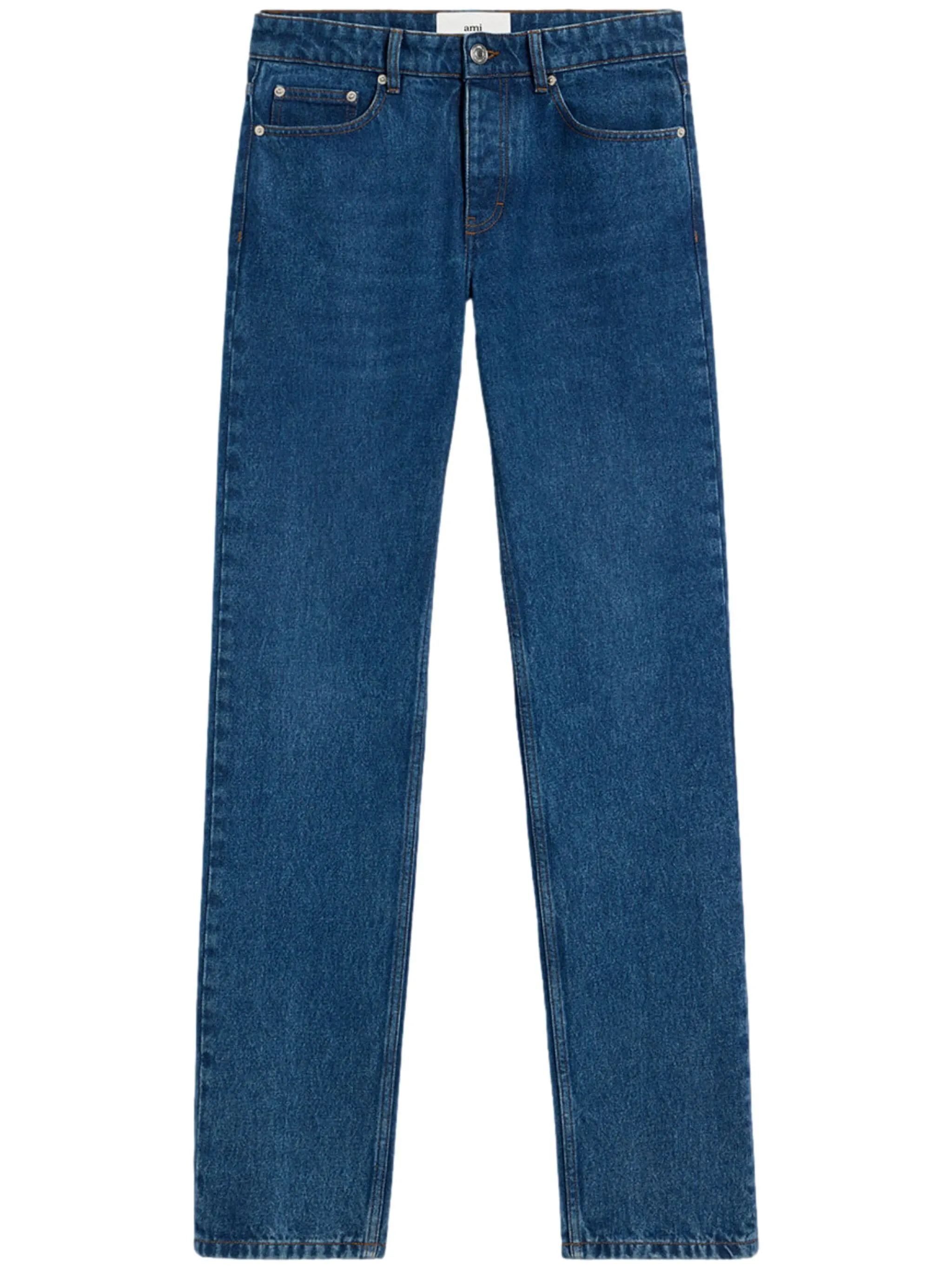 Classic fit cotton jeans