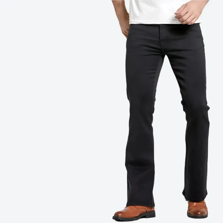 Classic Slim-Fit Bootcut Denim Jeans
