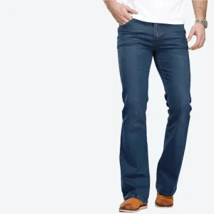 Classic Slim-Fit Bootcut Denim Jeans