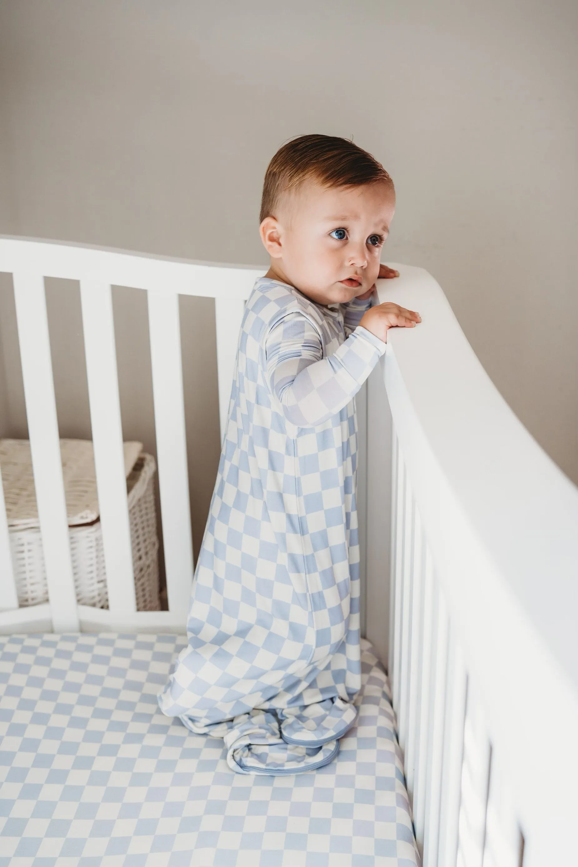 CLOUDY CHECKERS DREAM SLEEP SACK