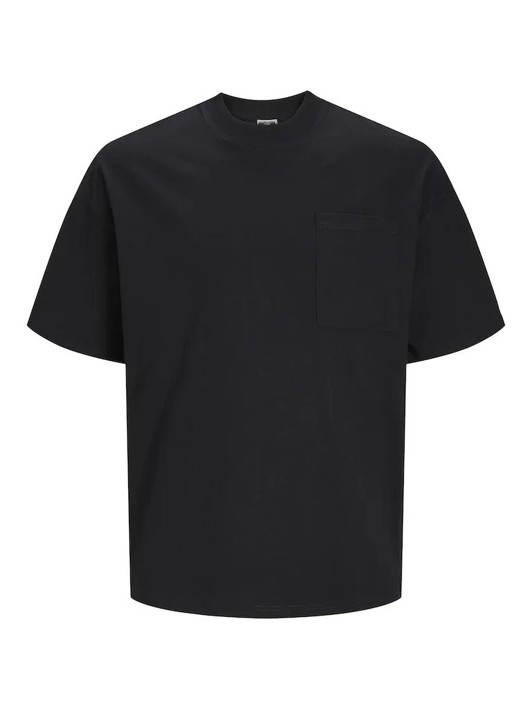 Crewneck Pocket T-Shirt - Black