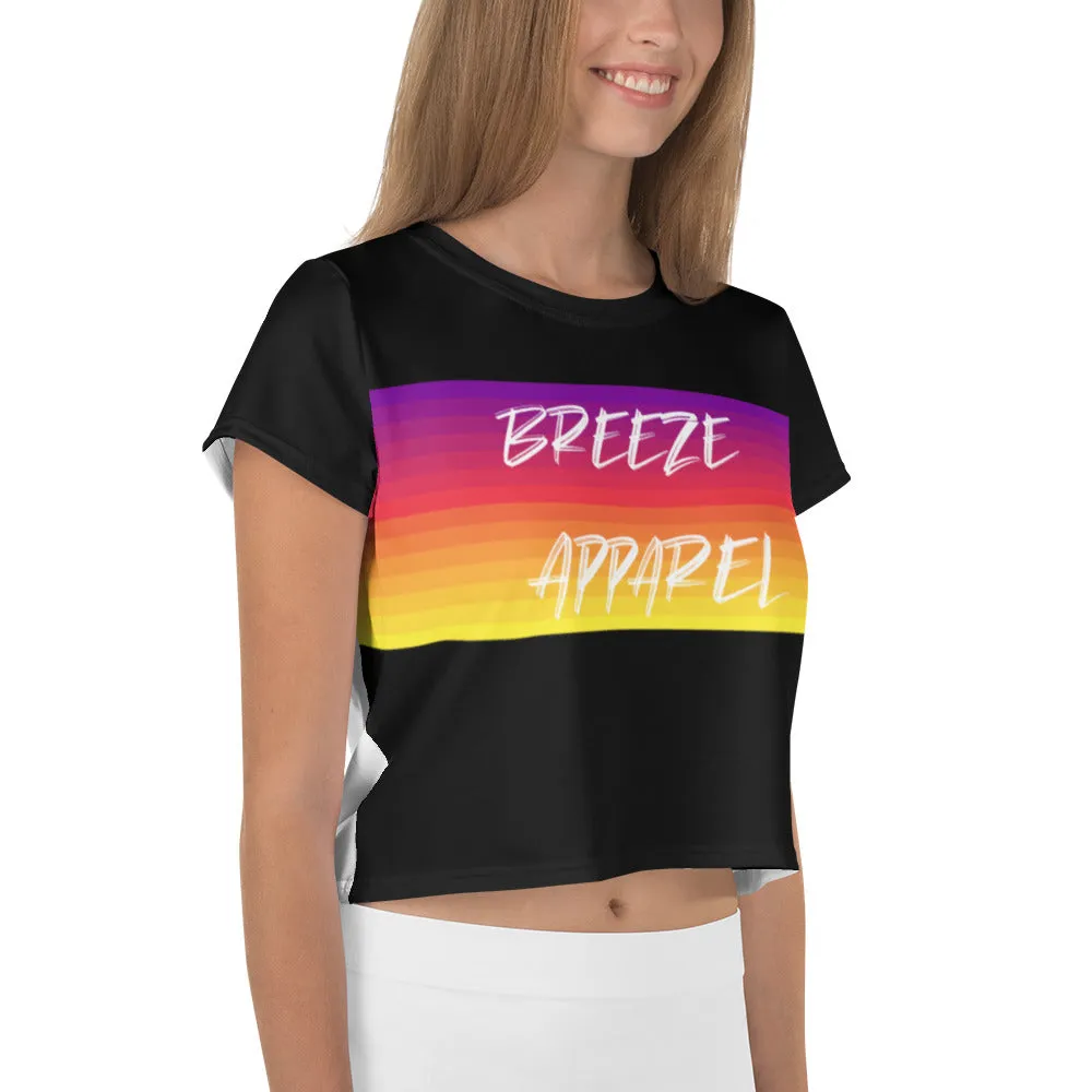 'Desert Sunset' all-over crop top