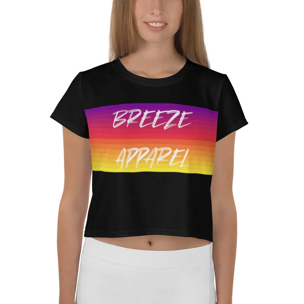 'Desert Sunset' all-over crop top