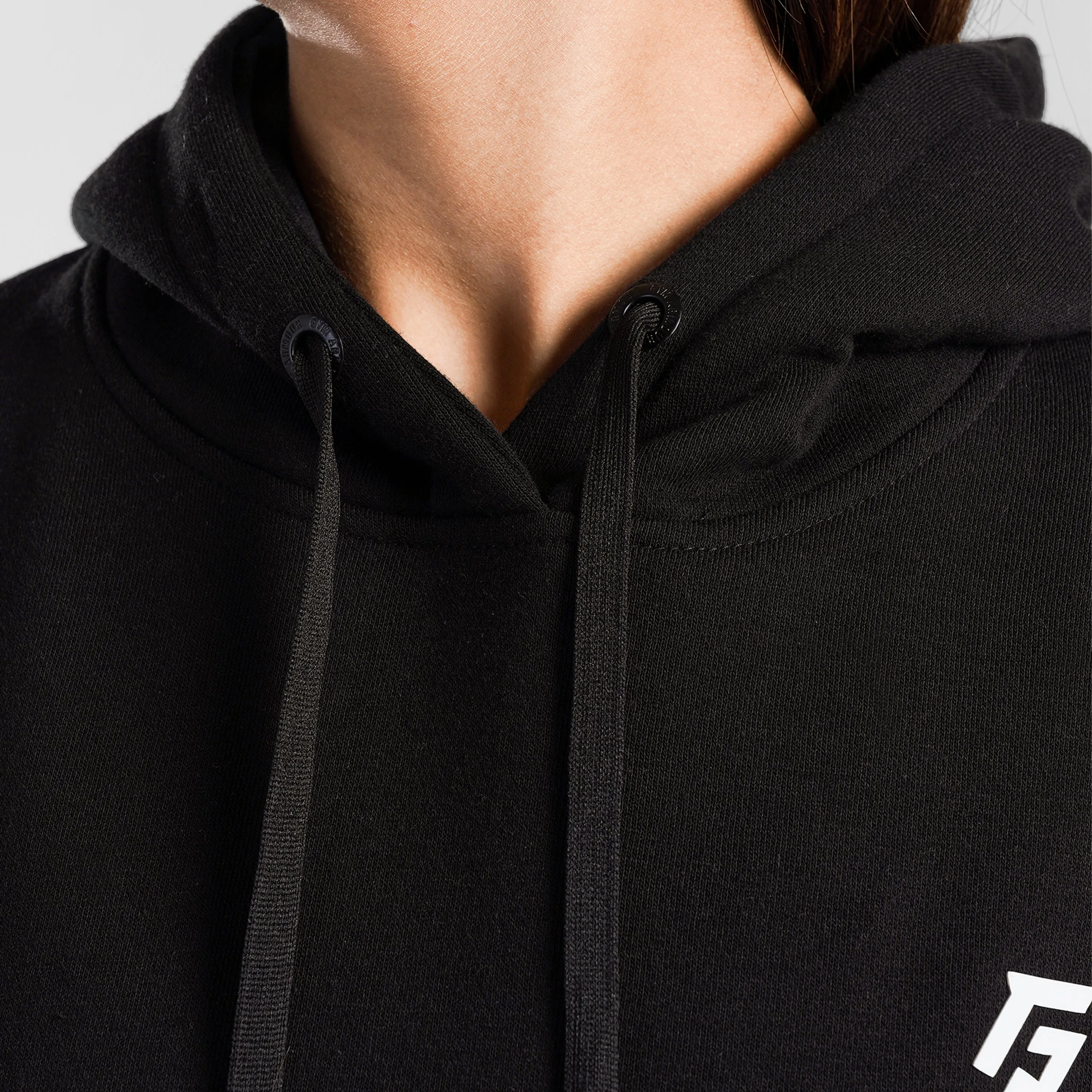 Essential Active Regular Hoodie (Black)