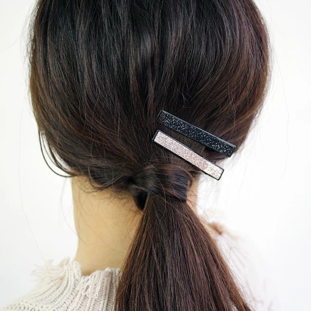 Glitter Alligator Hair Clip