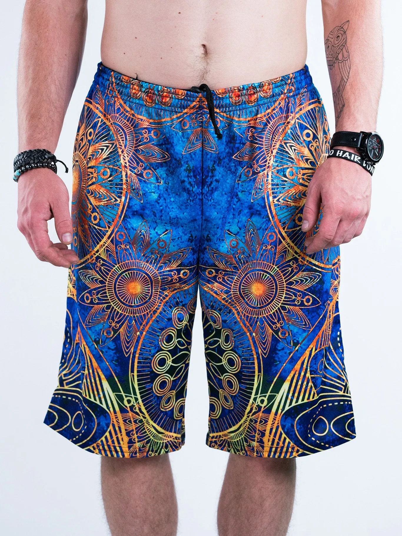 Gold Boho Shorts