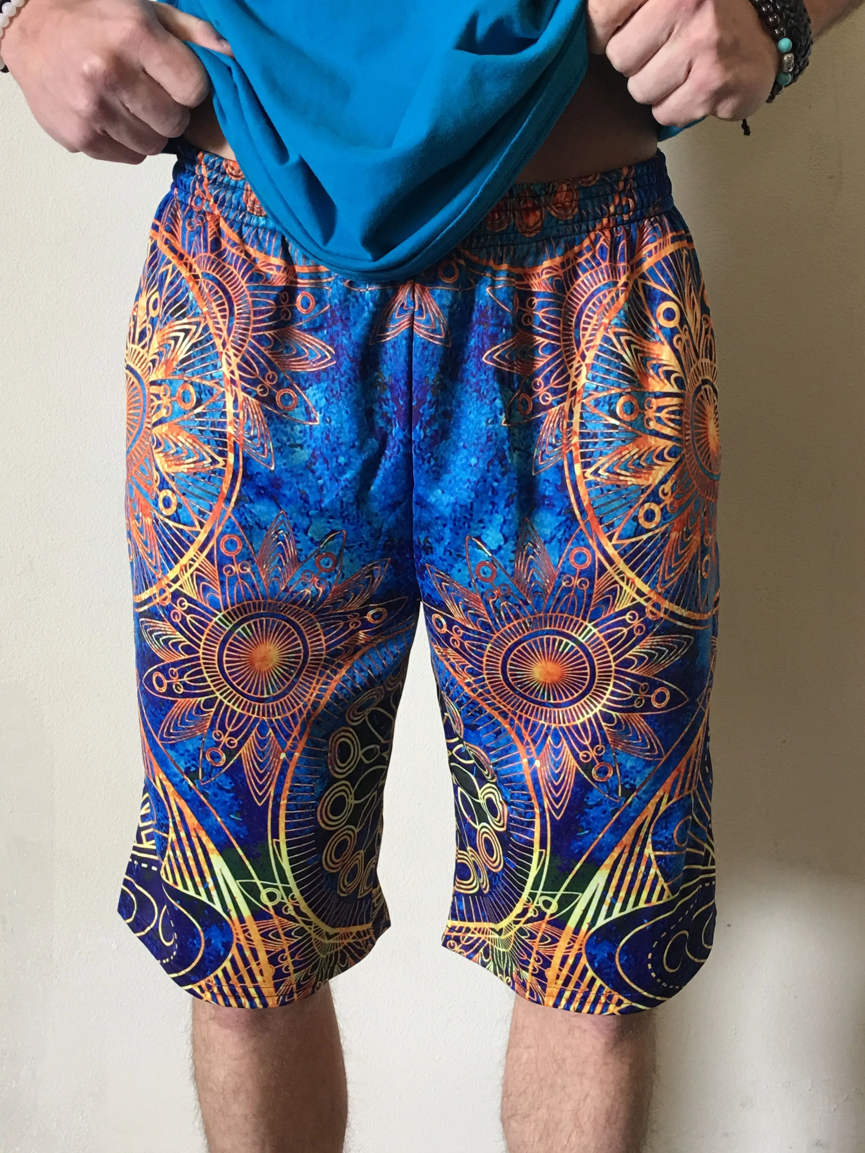 Gold Boho Shorts