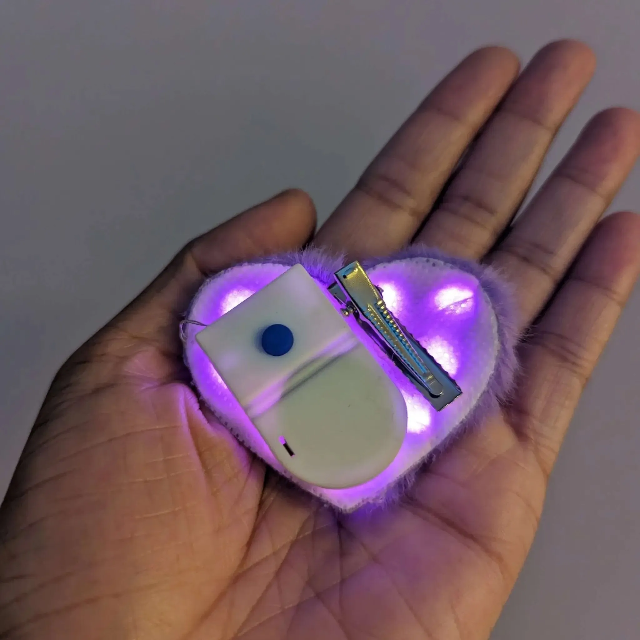 Heart Hair Clips : 3 Pack