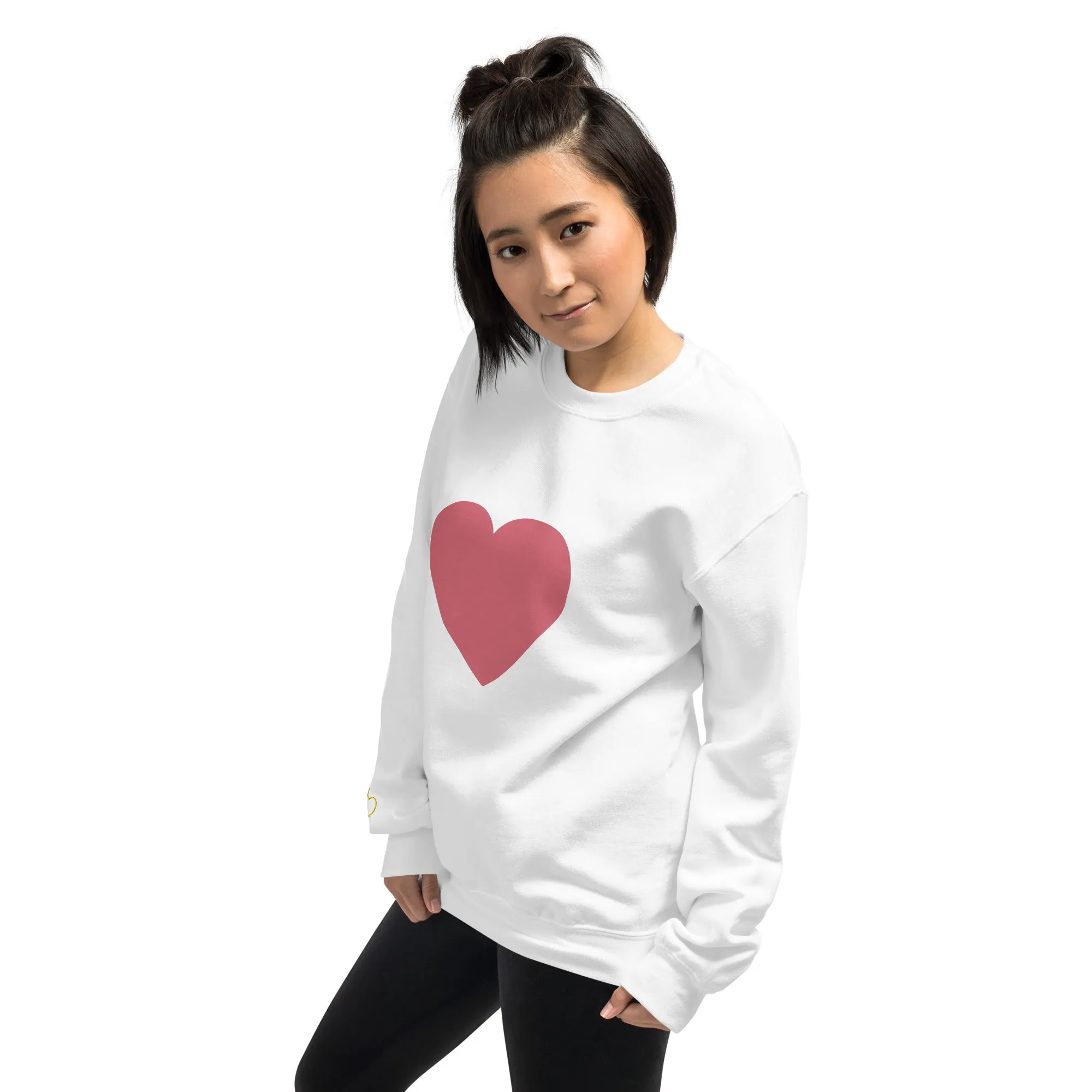 Heart Sweater | Womans Crew Neck