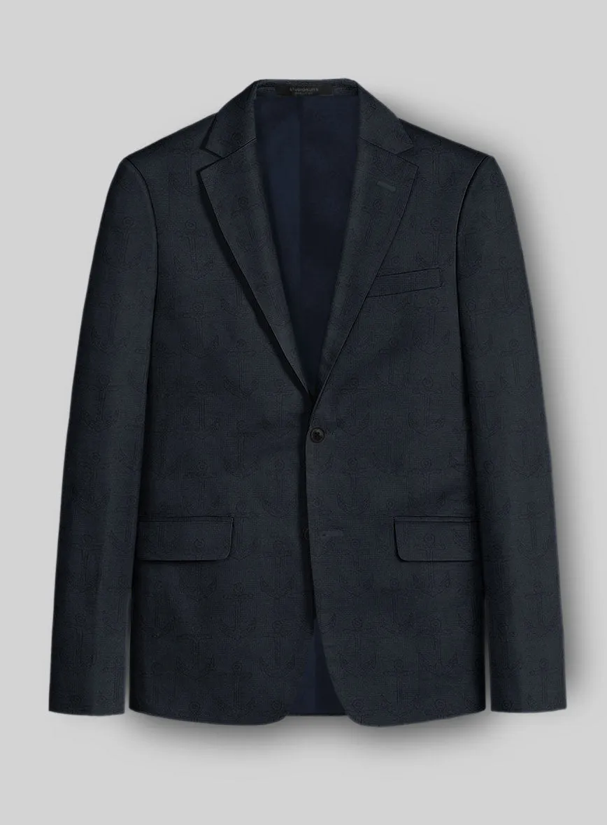 Italian Cotton Linen Anchor Jacket