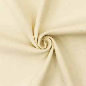 Ivory Texture Stretch Cotton Blend Stretch Twill Woven Fabric