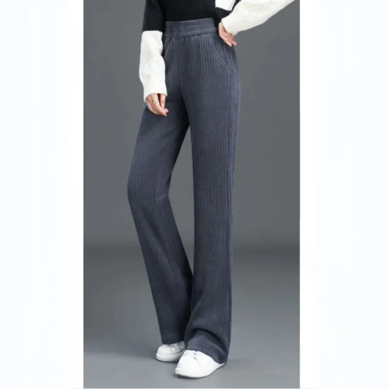 Ivyshape | Comfortably Padded Women's Pants With Elastic Waistband