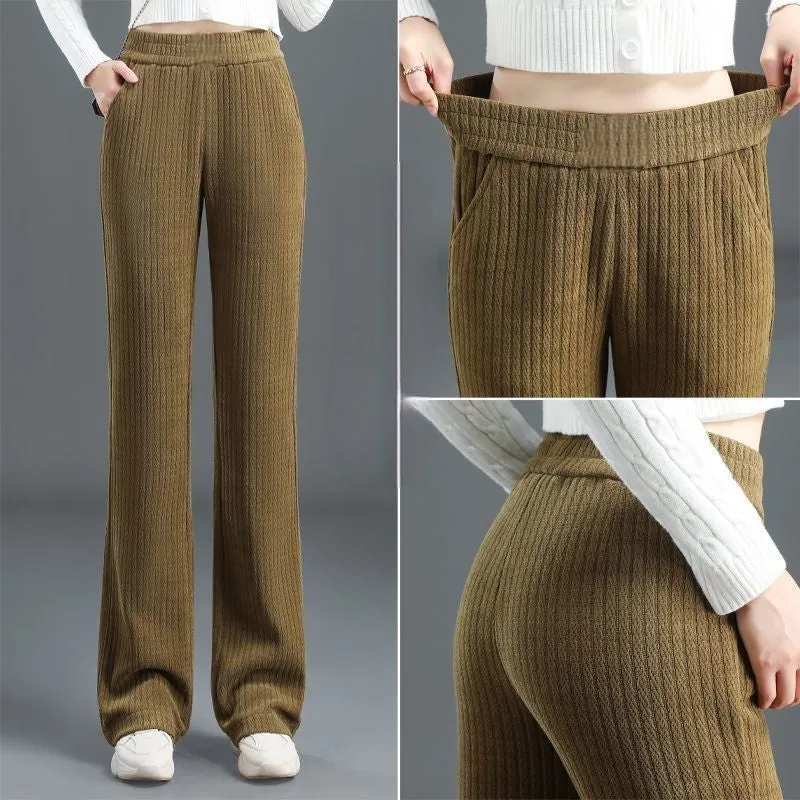Ivyshape | Comfortably Padded Women's Pants With Elastic Waistband