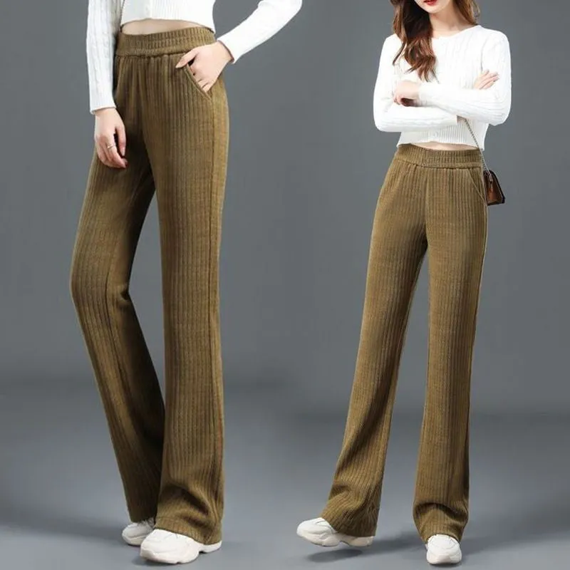 Ivyshape | Comfortably Padded Women's Pants With Elastic Waistband
