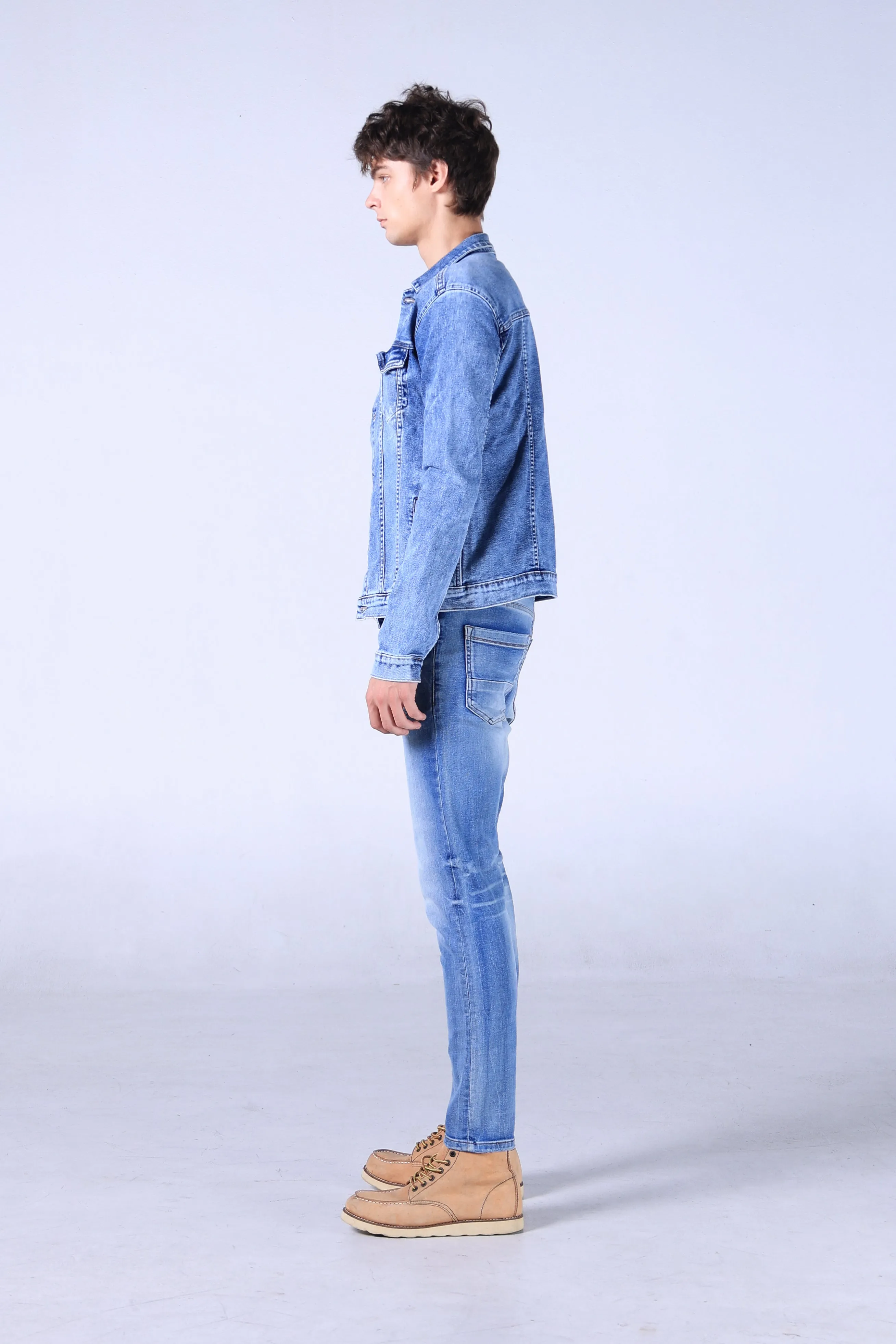 Jack Russel - Men Jeans - Handwerk J-CROW Skinny Fit Classic Blue Fade