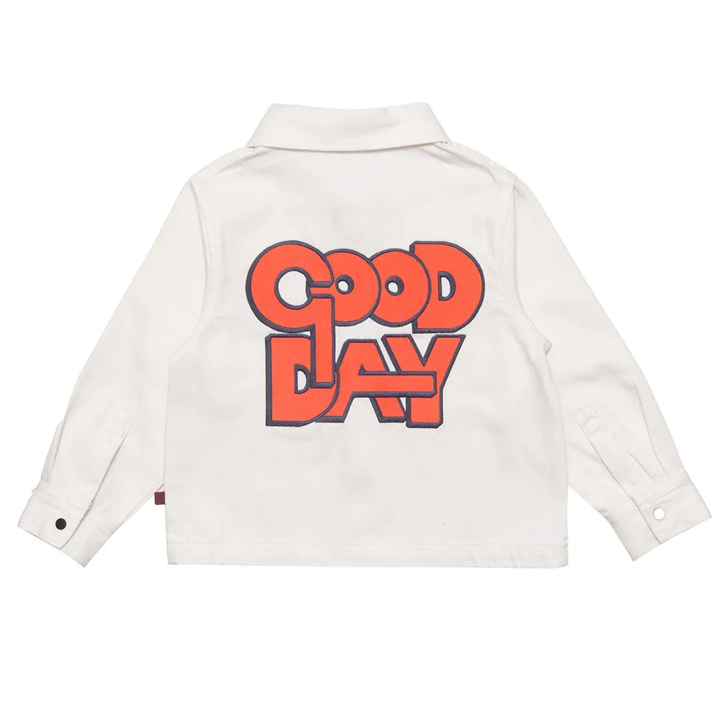 Jacket Denim Good Day Ecru Denim