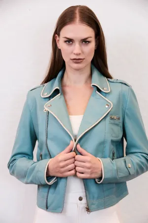 Josey Braid Leather Jacket