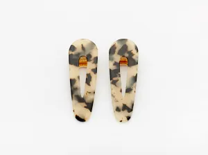 Kelly Clips in Tortoiseshell