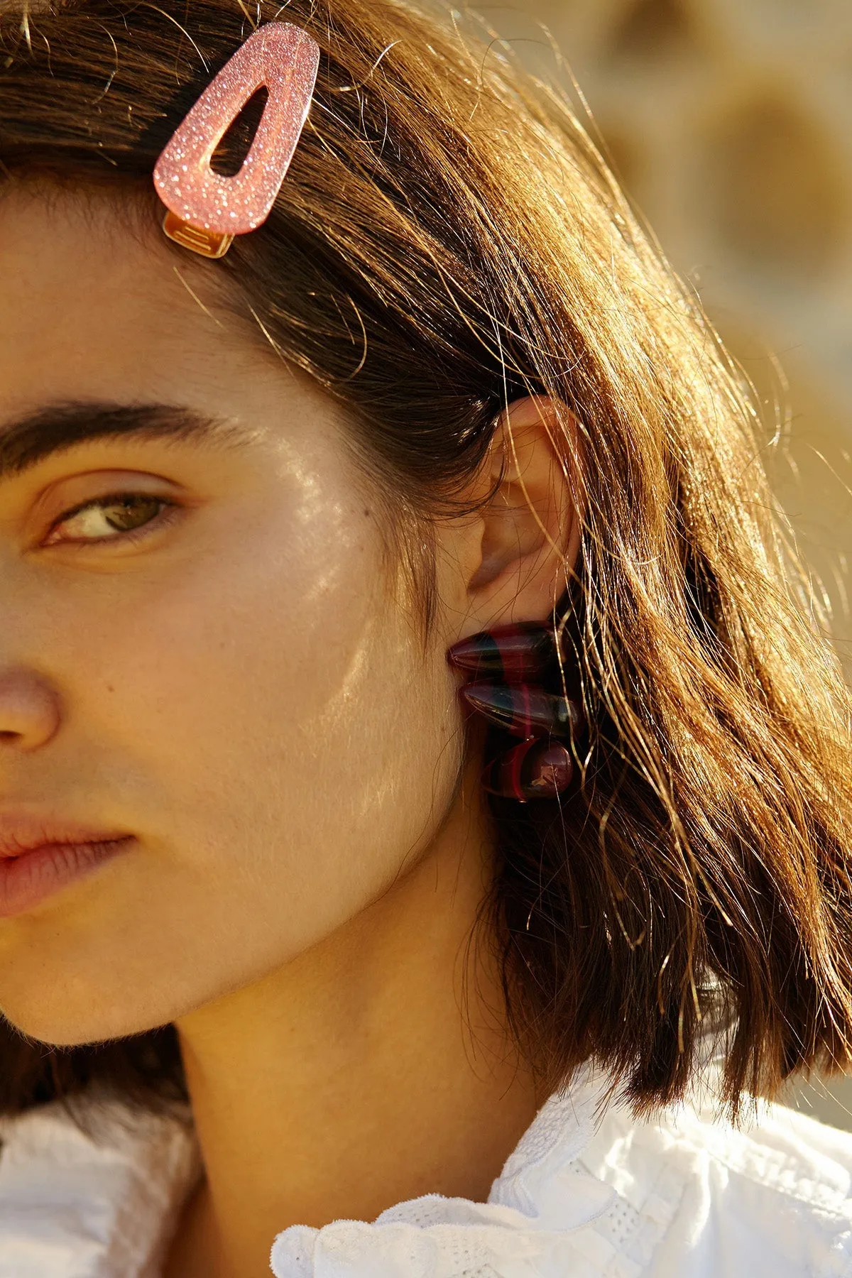 Kelly Clips in Tortoiseshell